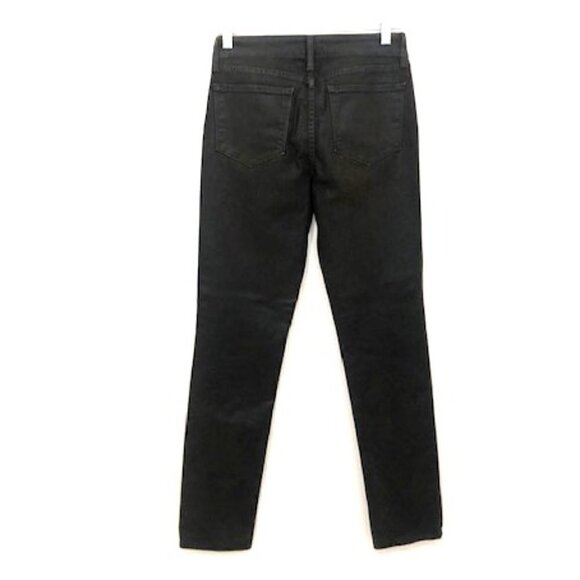 NYDJ Brown Faux Leather Coated Skinny Jeans - Picture 2 of 6
